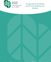 An Approach to Prioritising Control of Rhododendron in Scotland